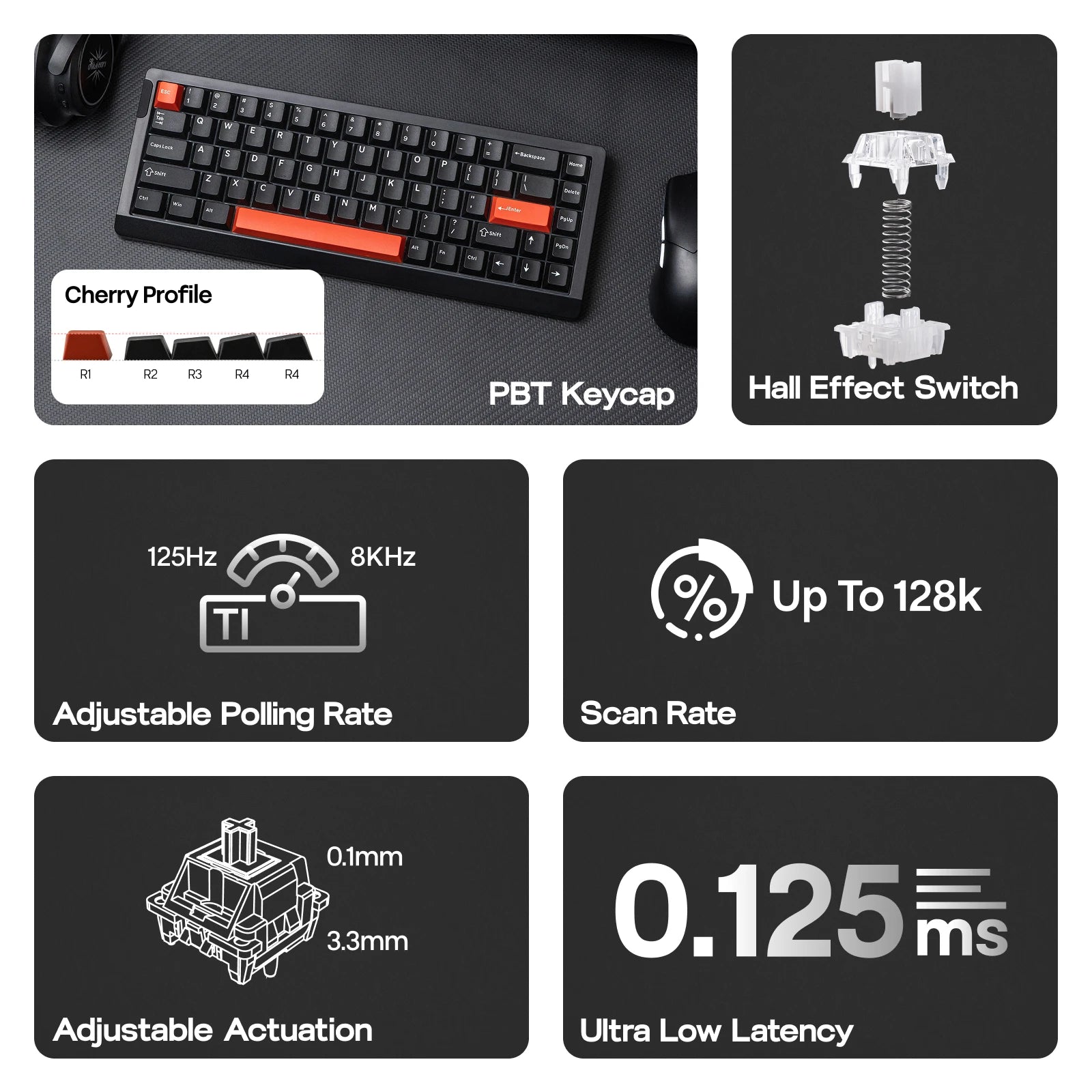 EPOMAKER HE68 Lite Hall Effect Gaming Keyboard