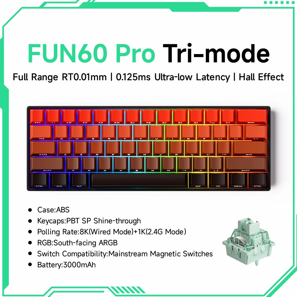 Akko MonsGeek FUN60 Mechanical Gaming Keyboard