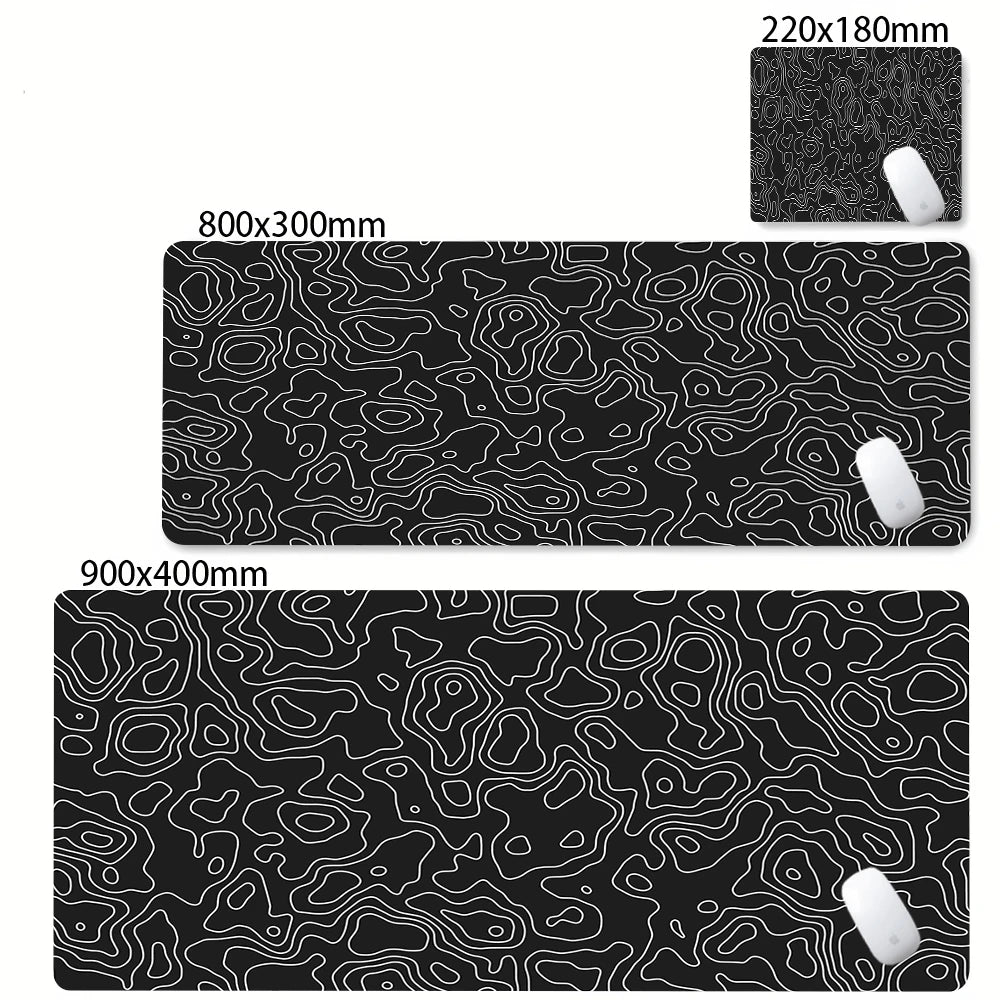Strata Gaming Desk Mat | Abstract Design — Multiple Sizes | Waterproof