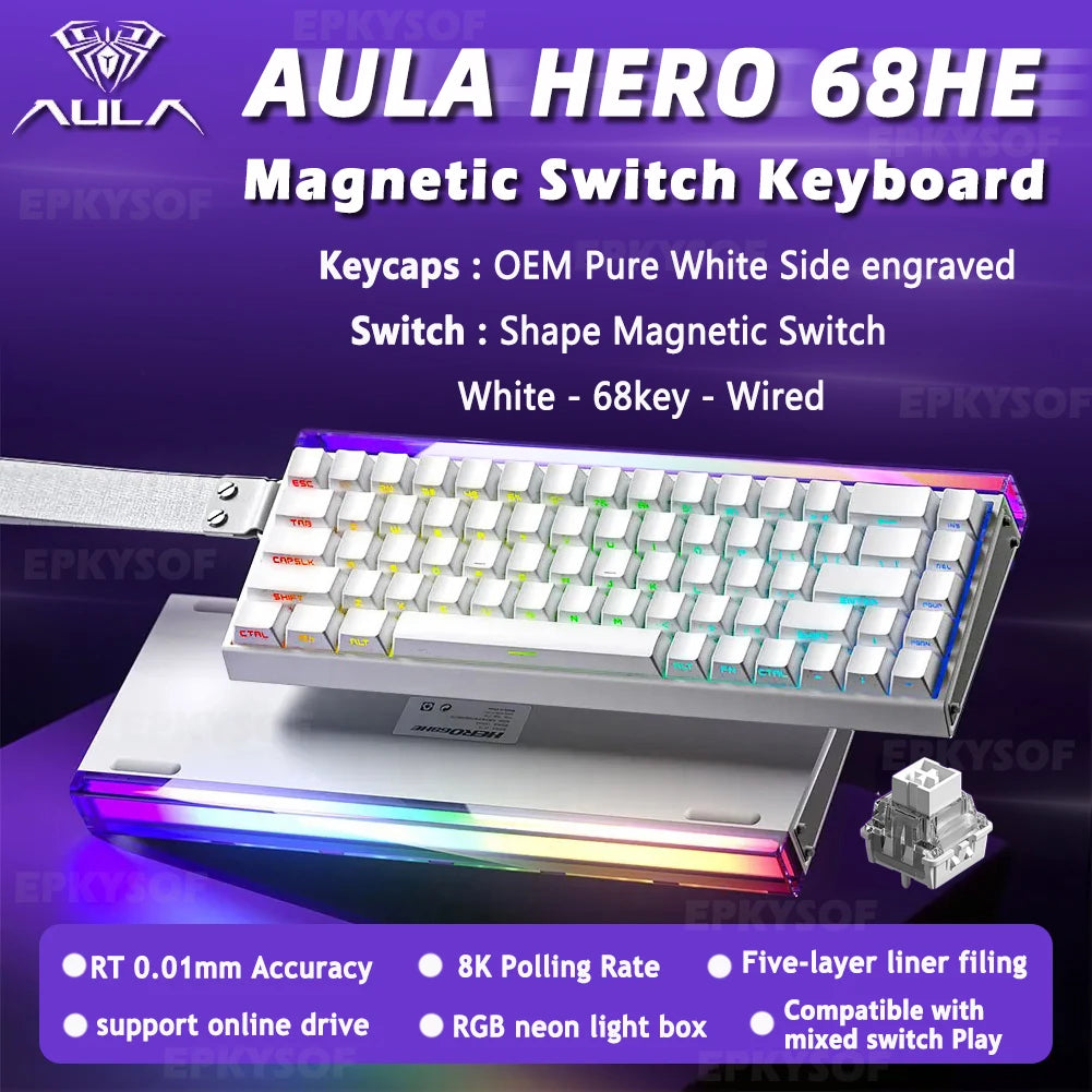 AULA HERO 68HE Mechanical Gaming Keyboard