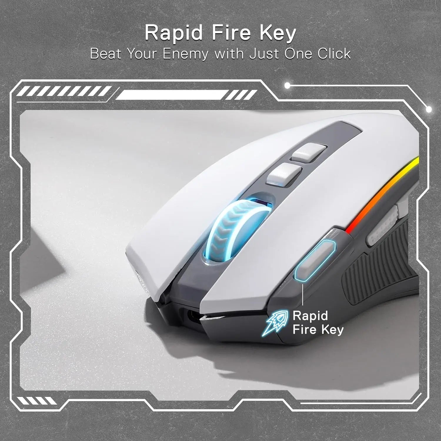 Redragon M612 PRO RGB Wireless Gaming Mouse