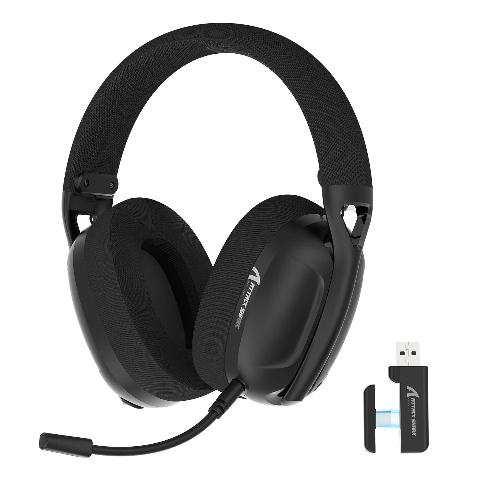 Attack Shark L80 Wireless Gaming Headset | 5.1 Surround, Tri-Mode & Detachable Mic
