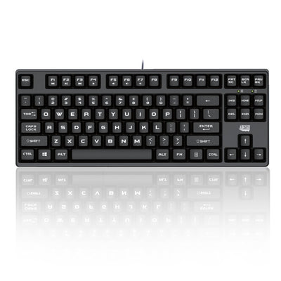 Adesso AKB-625UB - Easy Touch Compact Mechanical Gaming KeyboardBlack
