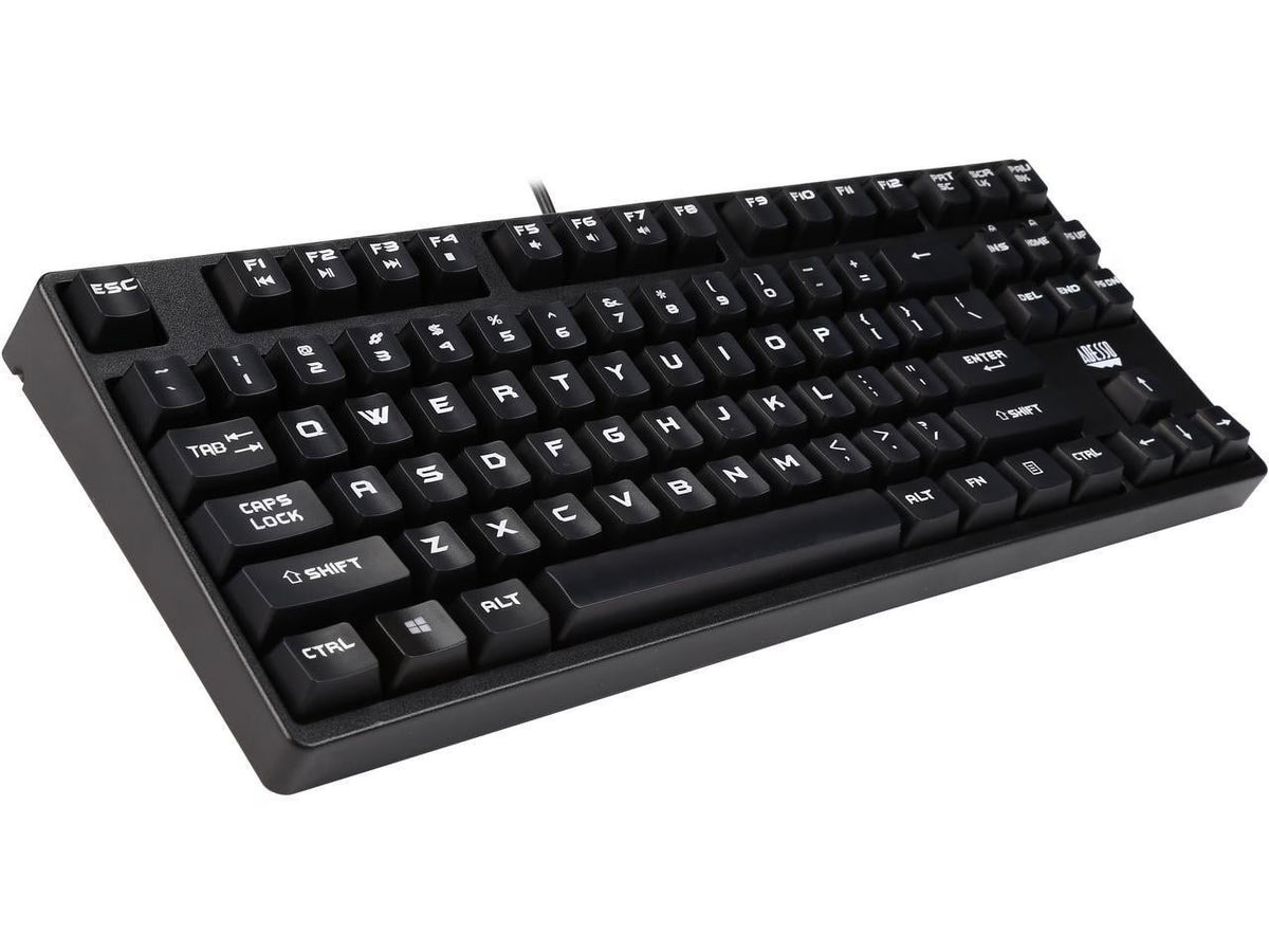 Adesso AKB-625UB - Easy Touch Compact Mechanical Gaming KeyboardBlack