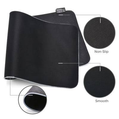 RGB LED Gaming Mousepad — 14 Light Modes | 10 Sizes | Waterproof