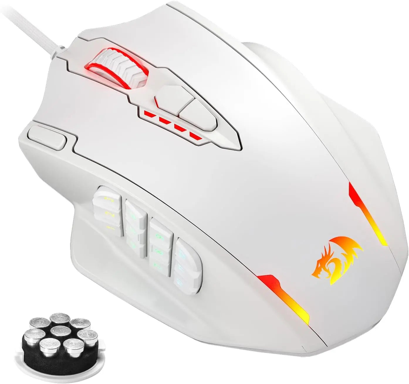 Redragon M908 | Wired Gaming Mouse — 18 Programmable Buttons | RGB