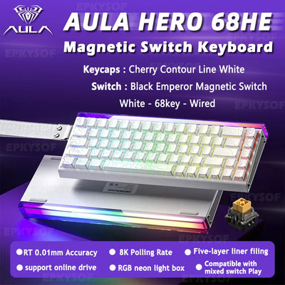 AULA HERO 68HE Mechanical Gaming Keyboard
