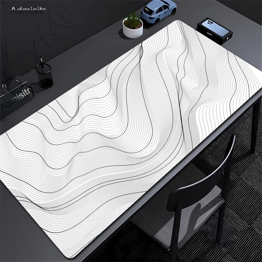 Strata Gaming Desk Mat | Abstract Design — Multiple Sizes | Waterproof