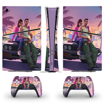 Vice City Skin Set — PS5 Console & Controller Wrap
