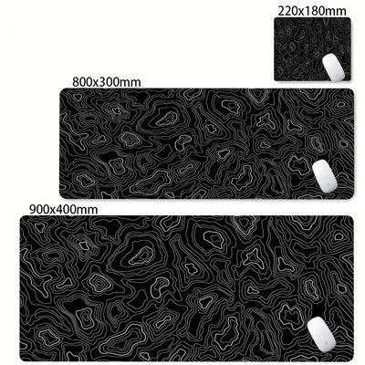 Strata Gaming Desk Mat | Abstract Design — Multiple Sizes | Waterproof