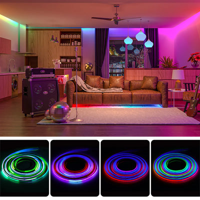 Premium RGB Dreamcolor LED Strip Lights — Addressable IC | Gaming, TV & Home Decor