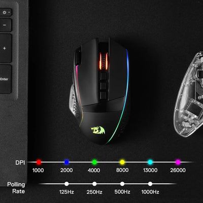 Redragon M991 Wireless Gaming Mouse | 26,000 DPI & RGB