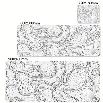 Strata Gaming Desk Mat | Abstract Design — Multiple Sizes | Waterproof