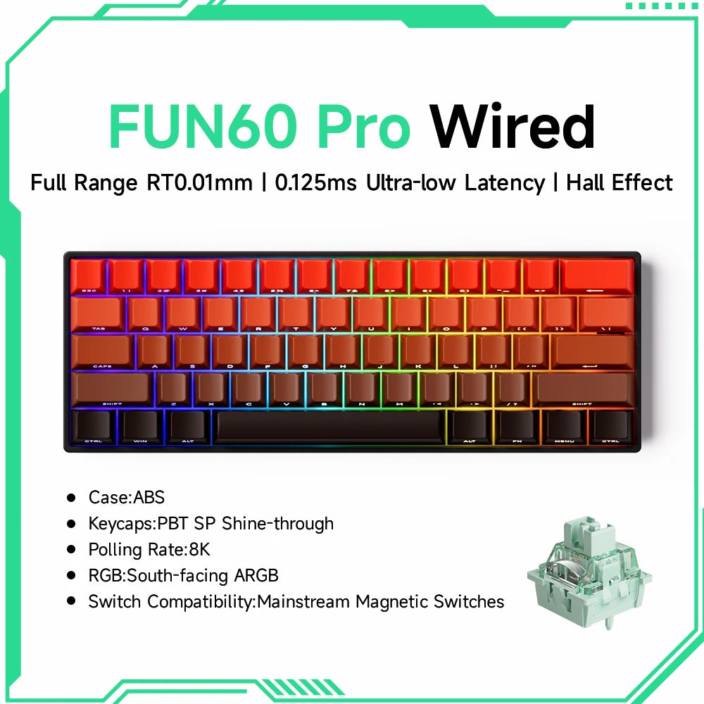 Akko MonsGeek FUN60 Mechanical Gaming Keyboard