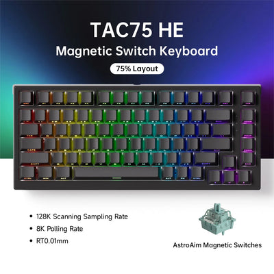 AKKO TAC75 HE Magnetic Switch Gaming Keyboard