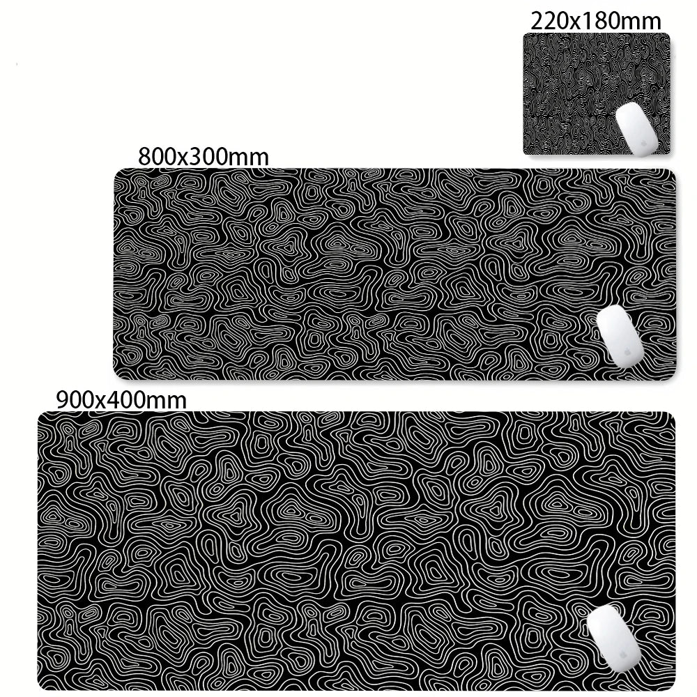 Strata Gaming Desk Mat | Abstract Design — Multiple Sizes | Waterproof