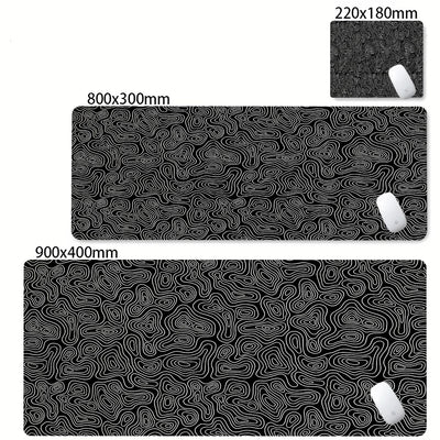 Strata Gaming Desk Mat | Abstract Design — Multiple Sizes | Waterproof