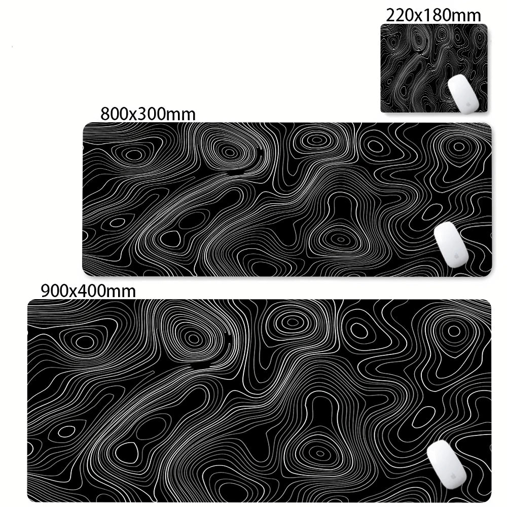 Strata Gaming Desk Mat | Abstract Design — Multiple Sizes | Waterproof