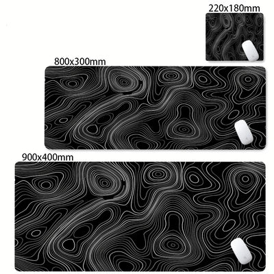 Strata Gaming Desk Mat | Abstract Design — Multiple Sizes | Waterproof