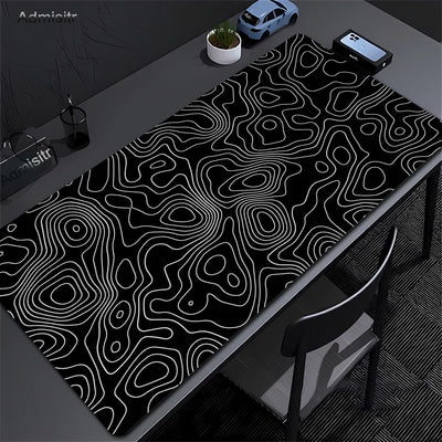 Strata Gaming Desk Mat | Abstract Design — Multiple Sizes | Waterproof