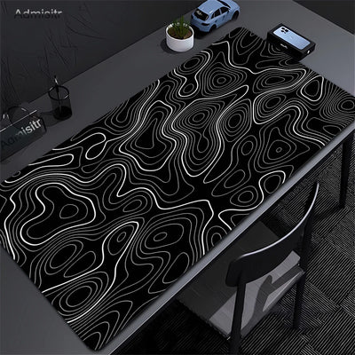 Strata Gaming Desk Mat | Abstract Design — Multiple Sizes | Waterproof