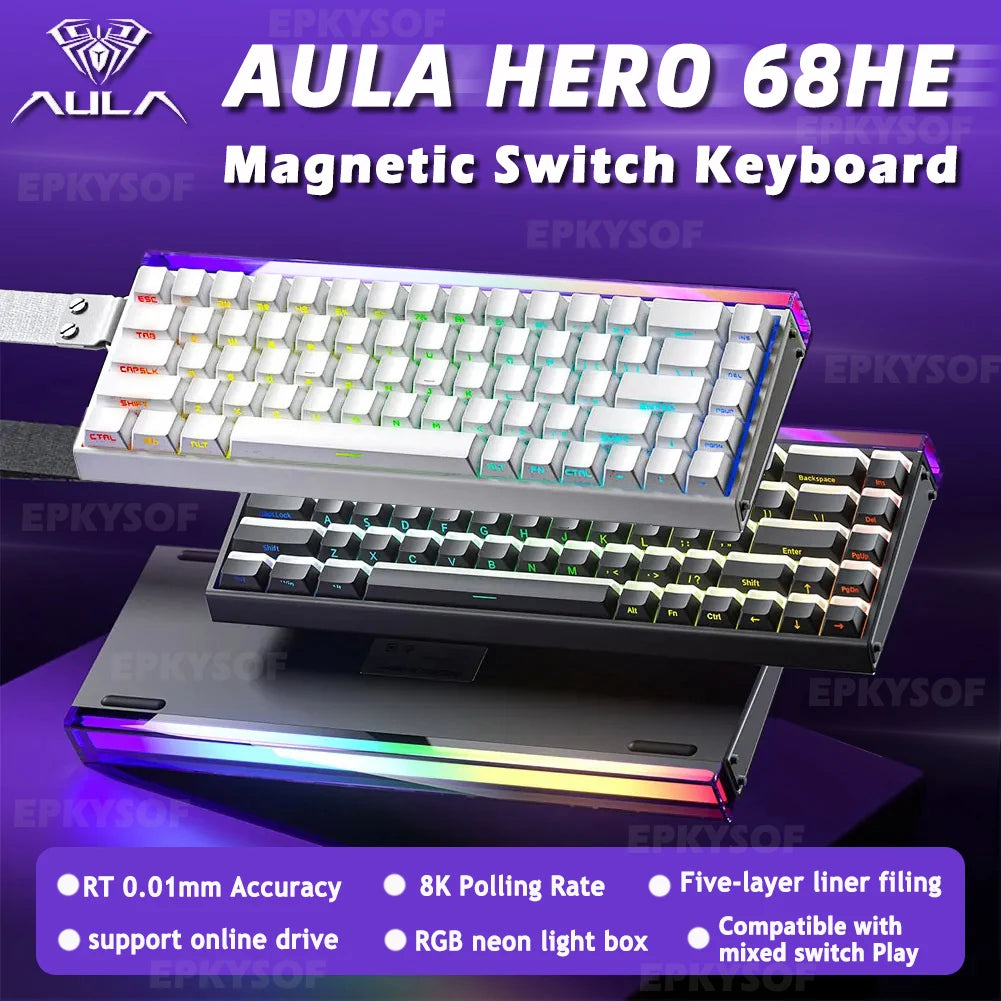 AULA HERO 68HE Mechanical Gaming Keyboard
