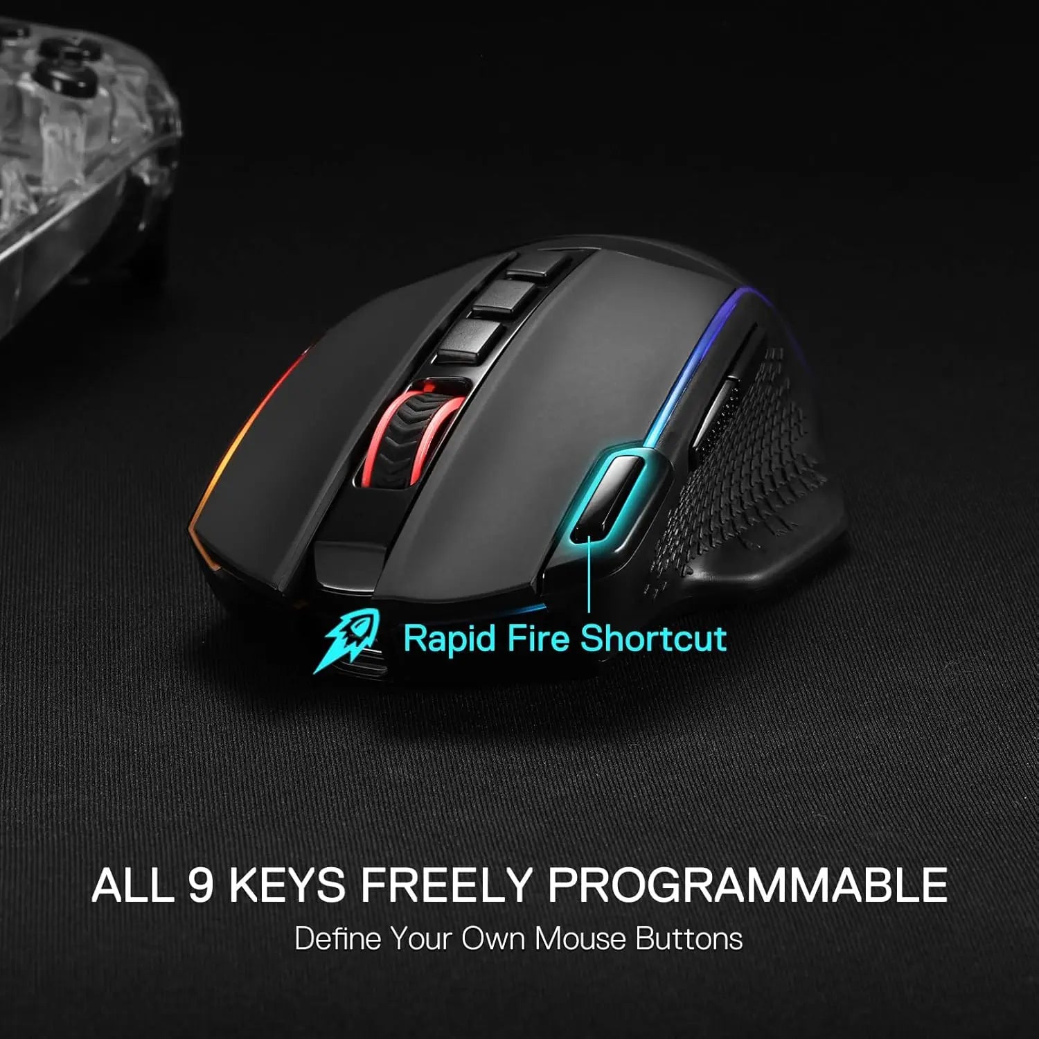 Redragon M991 Wireless Gaming Mouse | 26,000 DPI & RGB