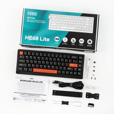 EPOMAKER   HE68   Lite   Hall   Effect Gaming   Keyboard