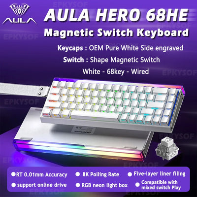 AULA HERO 68HE Mechanical Gaming Keyboard