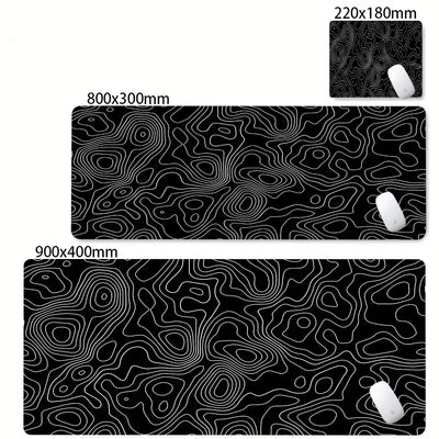 Strata Gaming Desk Mat | Abstract Design — Multiple Sizes | Waterproof