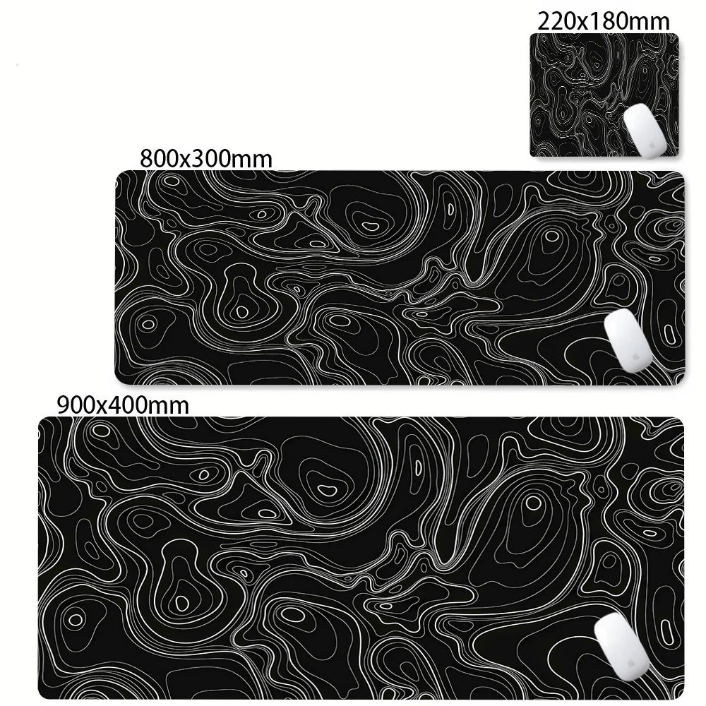 Strata Gaming Desk Mat | Abstract Design — Multiple Sizes | Waterproof