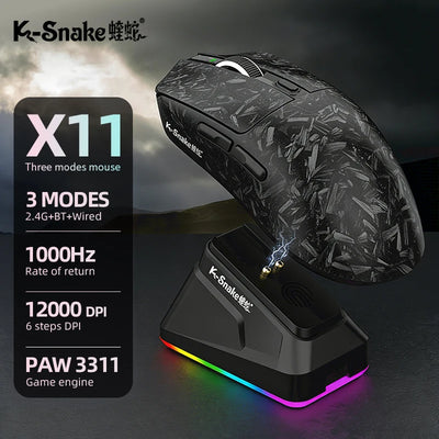 K-Snake X11PM Wireless Bluetooth Gaming Mouse