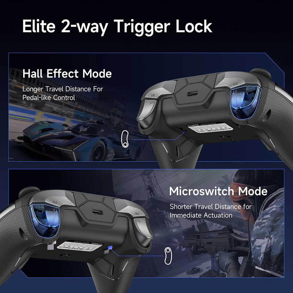 EasySMX D10 Wireless Gamepad | RGB, TMR Sticks & Charging Dock