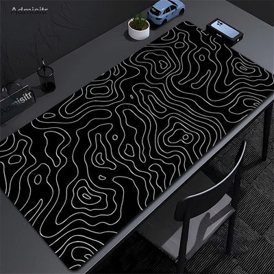 Strata Gaming Desk Mat | Abstract Design — Multiple Sizes | Waterproof