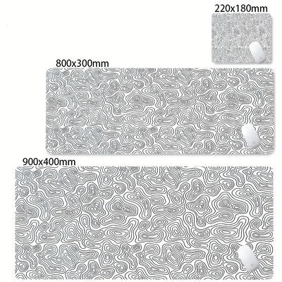 Strata Gaming Desk Mat | Abstract Design — Multiple Sizes | Waterproof