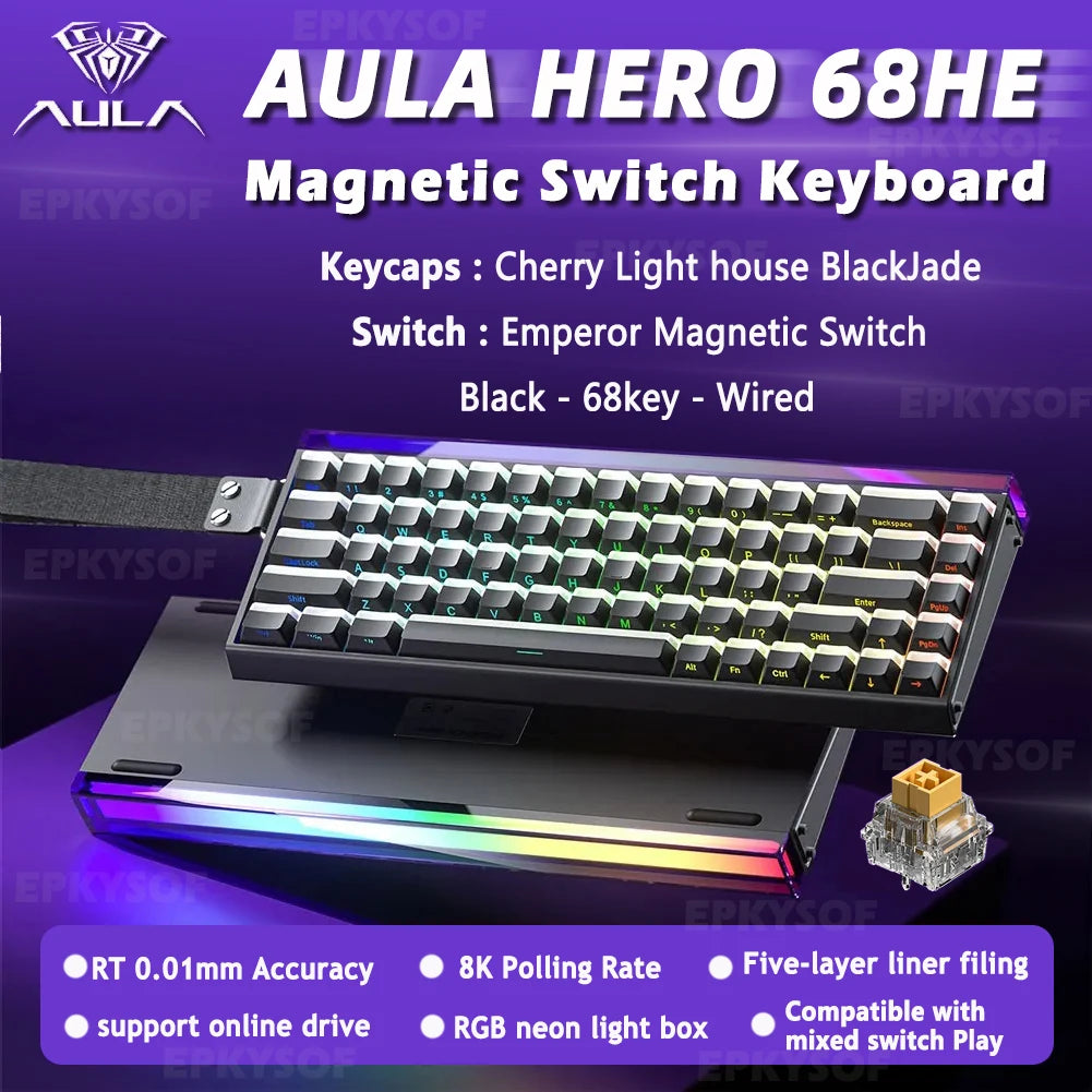 AULA HERO 68HE Mechanical Gaming Keyboard