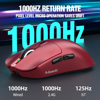 K-Snake X11PM Wireless Bluetooth Gaming Mouse