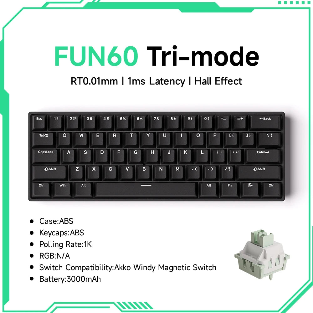Akko MonsGeek FUN60 Mechanical Gaming Keyboard