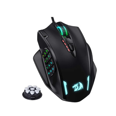 Redragon M908 | Wired Gaming Mouse — 18 Programmable Buttons | RGB