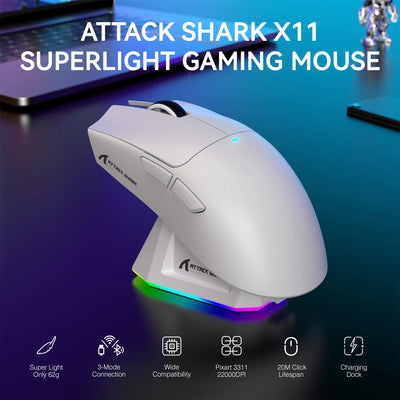 ATTACK SHARK X11 Lightweight Gaming Mause