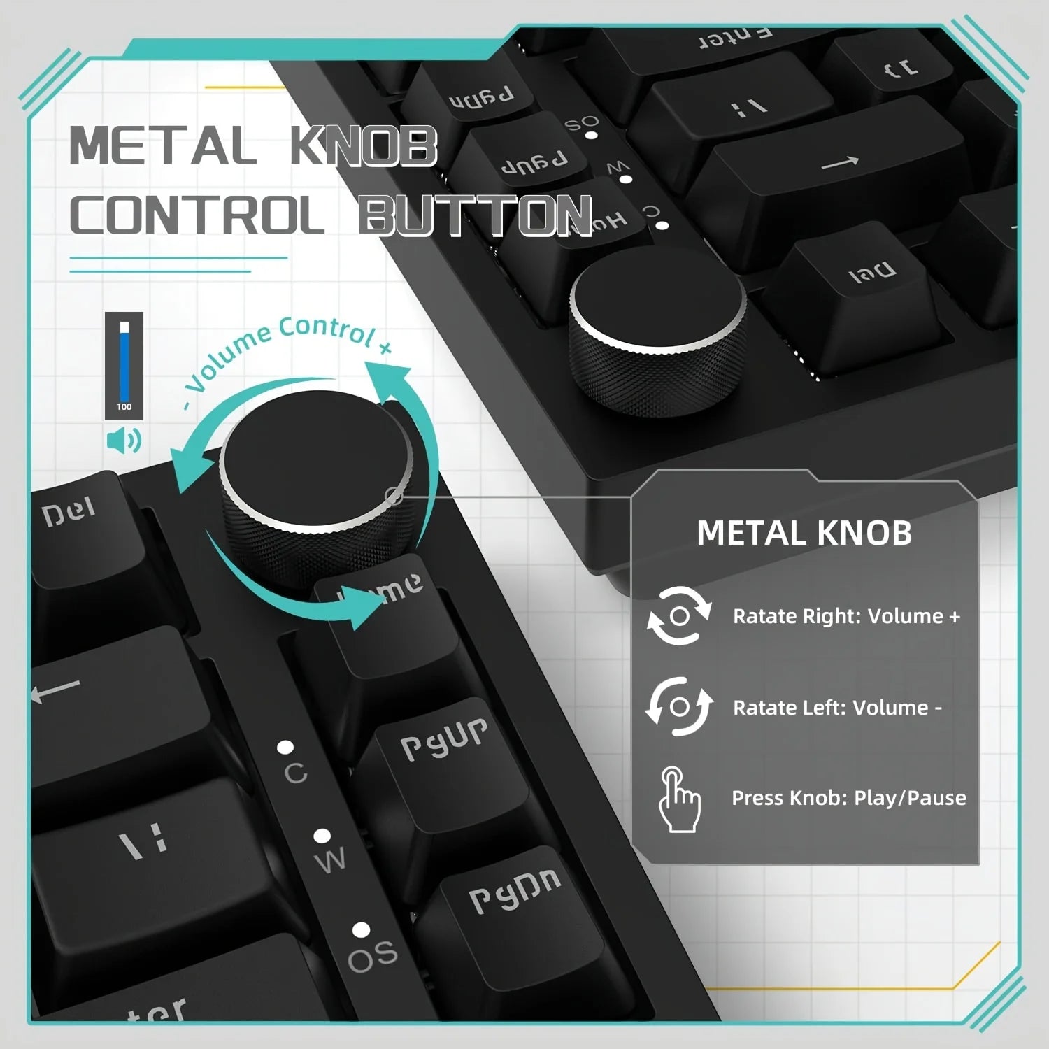 AJAZZ AK820 Mechanical Gaming Keyboard