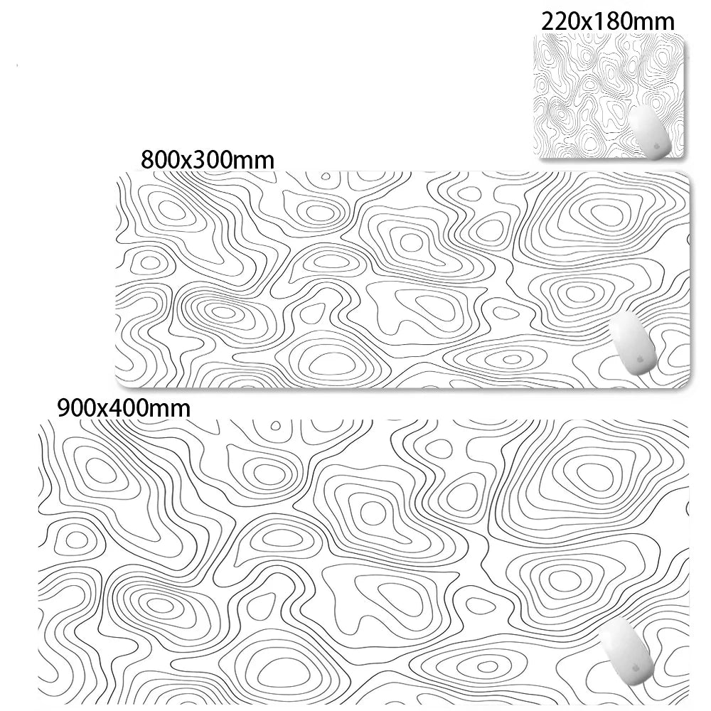 Strata Gaming Desk Mat | Abstract Design — Multiple Sizes | Waterproof
