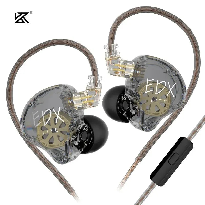 KZ EDX Lite HIFI Bass Earphones Gaming Sports Headset