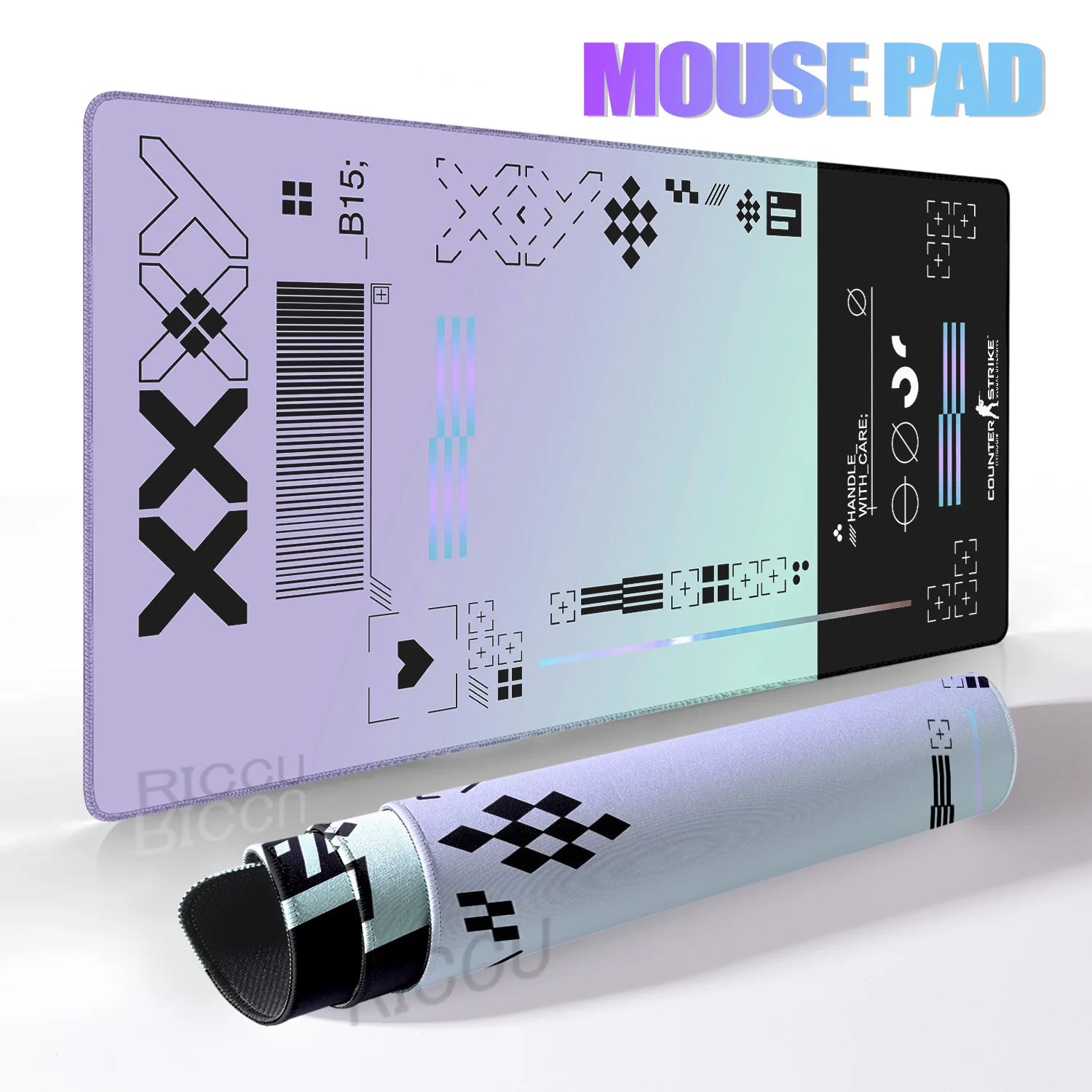 Large CS GO Gaming Mousepad – XXL Non-Slip Rubber Desk Mat