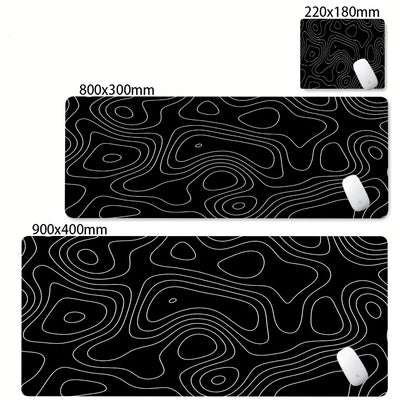 Strata Gaming Desk Mat | Abstract Design — Multiple Sizes | Waterproof