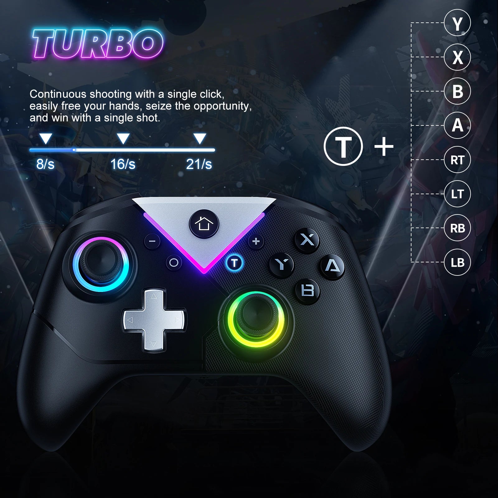 HR Gaming Precision Wireless Controller
