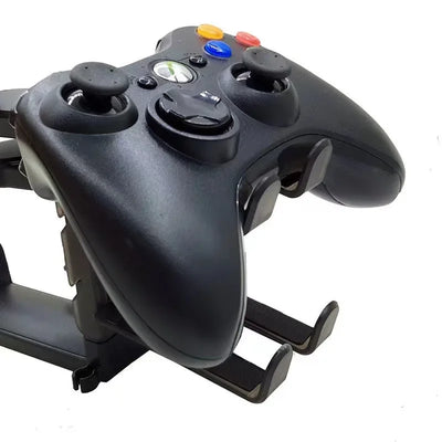 2-in-1 Gaming Headset & Controller Stand – Desk Edge Clip-On Holder