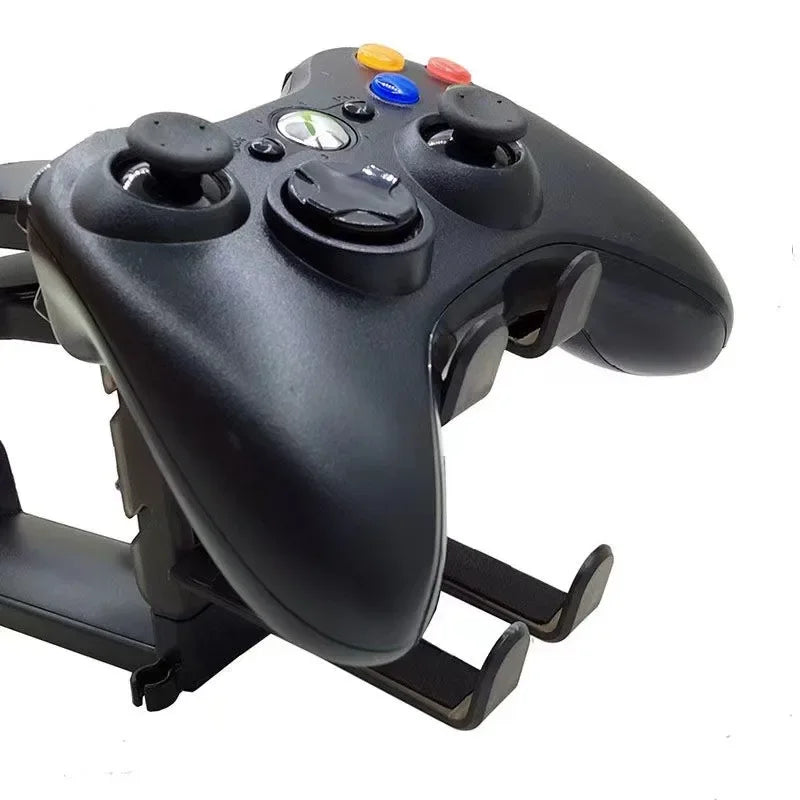 2-in-1 Gaming Headset & Controller Stand – Desk Edge Clip-On Holder