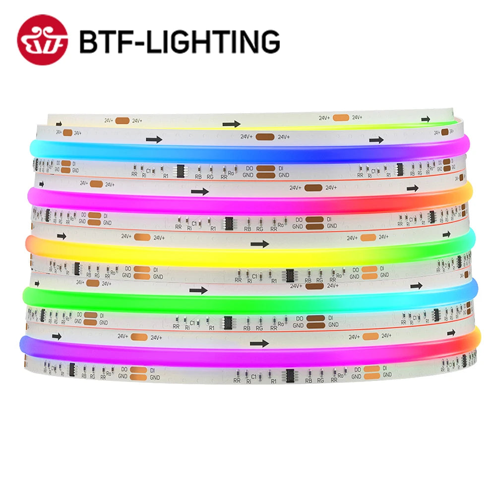 Premium RGB Dreamcolor LED Strip Lights — Addressable IC | Gaming, TV & Home Decor