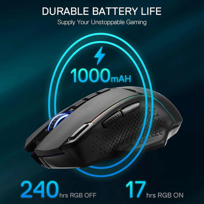 Redragon M991 Wireless Gaming Mouse | 26,000 DPI & RGB